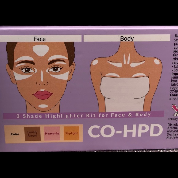 Face and Body Highlighter Makeup Kit - Picture 4 of 4